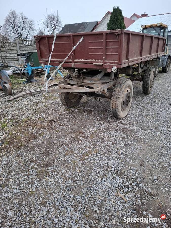Przyczepa wywrotka nieuszkodzony Nowa Słupia