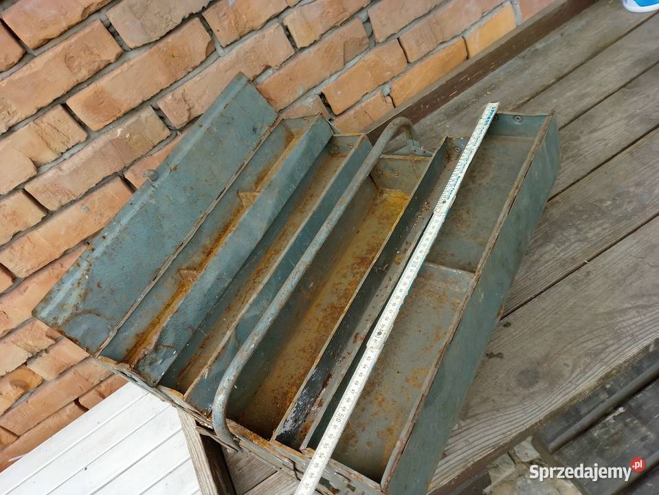 Skrzynka monterska stara PRL loftt podkarpackie Jarosław
