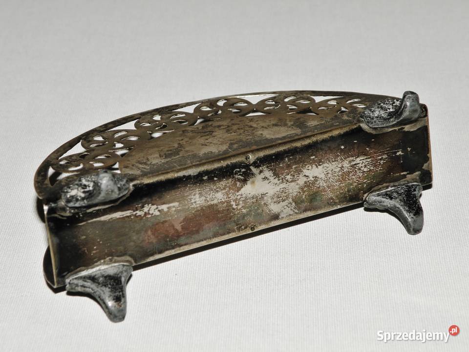 Serwetnik posrebrzany z lat 70tych PRLu Antyki Bydgoszcz