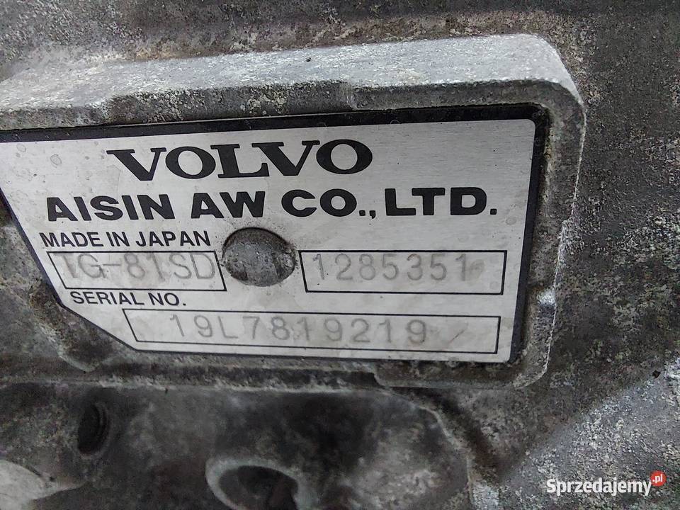 VOLVO XC60 II T8 Skrzynia biegów TG81SD sprzedam
