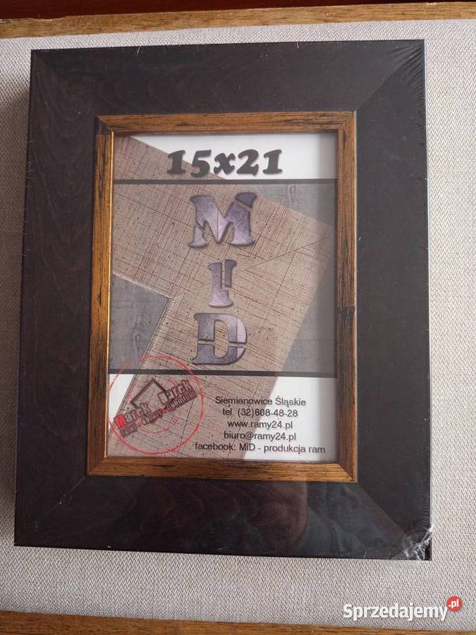 2 x Ramki drewniane na foto 15 x 21 w kolorze Warszawa