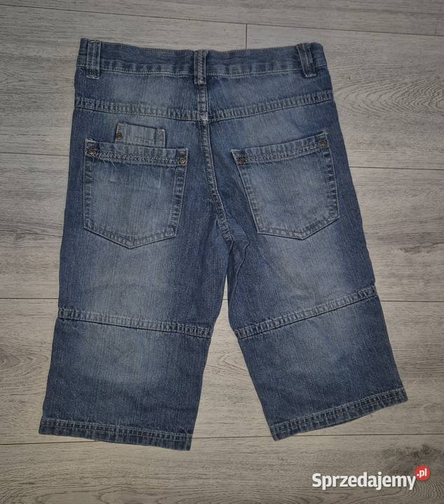 Spodenki szorty chłopiec jeans 140 Łódź