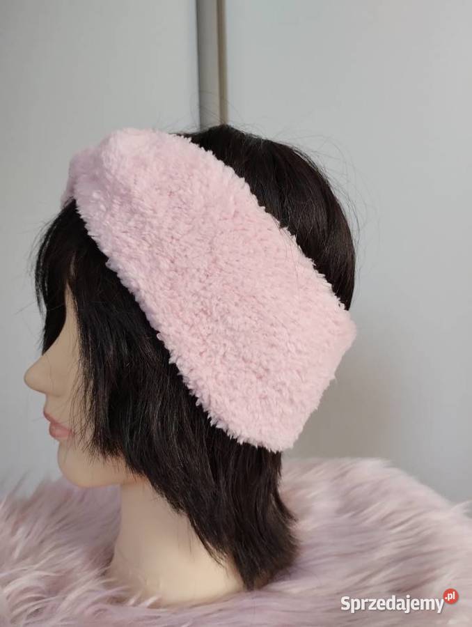 Wyprzedaż Pluszowa opaska szeroka uniwersalna Hażlach