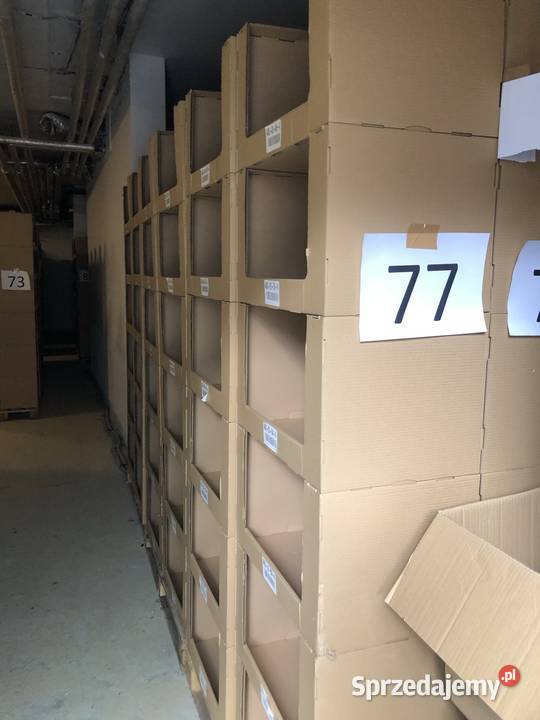 Ekologiczne kartonowe modułowe regały magazynowe Magazynowanie Warszawa