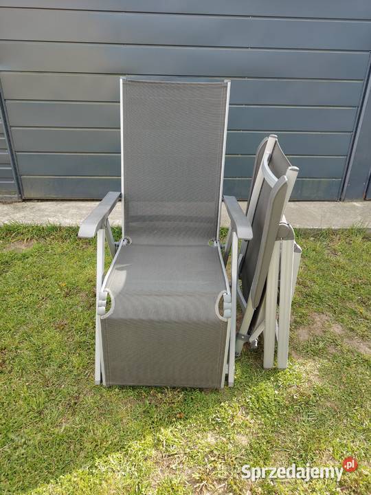 Leżak aluminiowy z siatki Kettler regulowany sprzedam