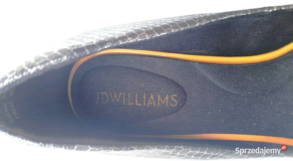 38 JD Williams Szpilki metaliczne 24 obcas 8