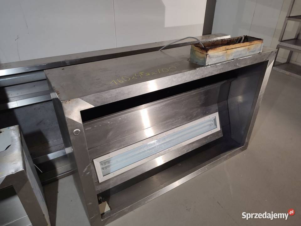 Okapy gastronomiczne kuchenne ze stali Niedźwiedź