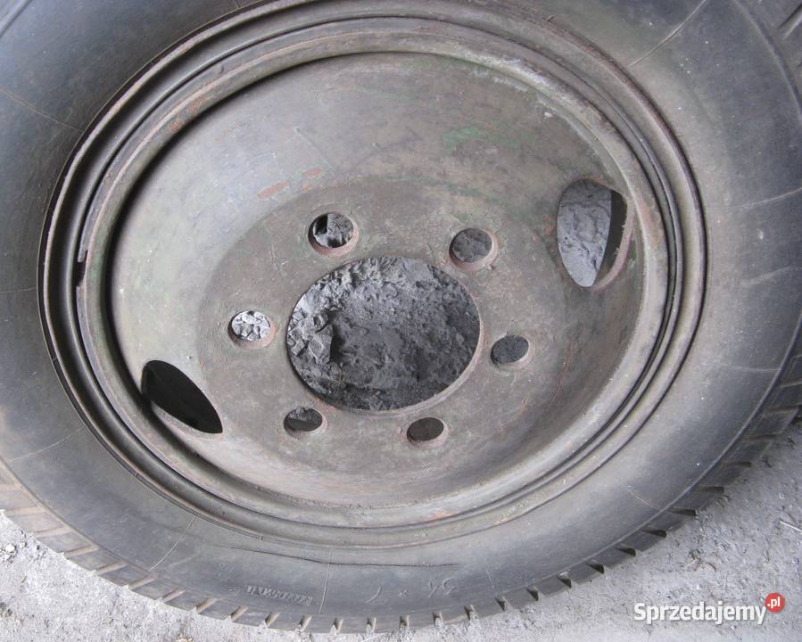 Koło 34x7 126 opona pełna felga śląskie Dąbrowa Górnicza