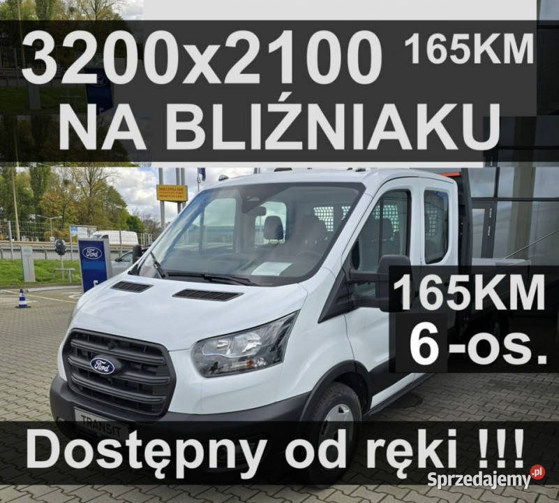 Ford Transit 6os Skrzynia na bliźniaku 3800x2100 Ford Szczecinek