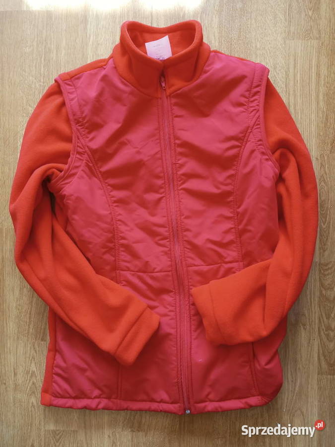 Polarowa bluzakamizelka rozmiar 42 czerwony Stargard