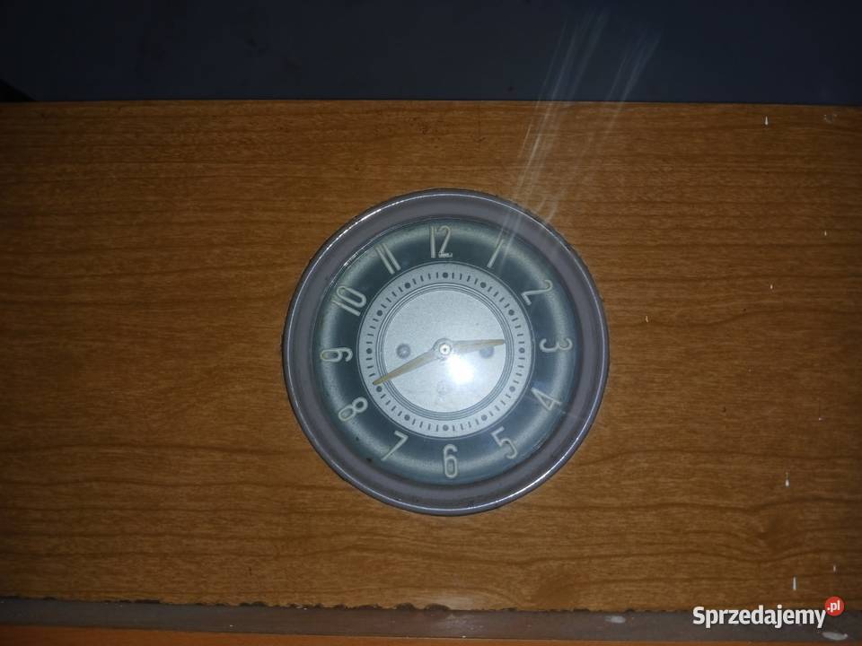 Zegar FSO Prl drewno Katowice