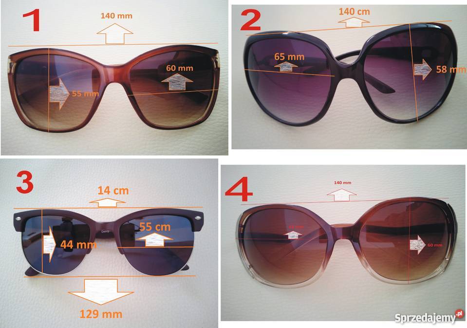 nowe i używane okulary przeciwsłoneczne brązowe Uniseks Radzyń Podlaski