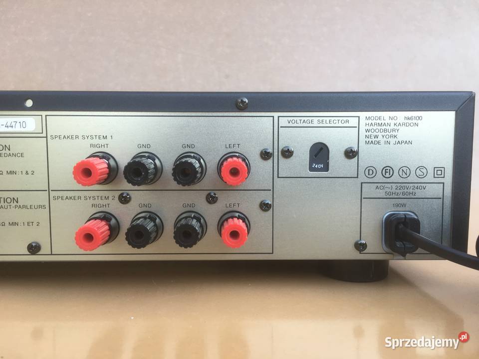 HarmanKardon HK6100 wzmacniacz Wzmacniacze i pokrewne Opole