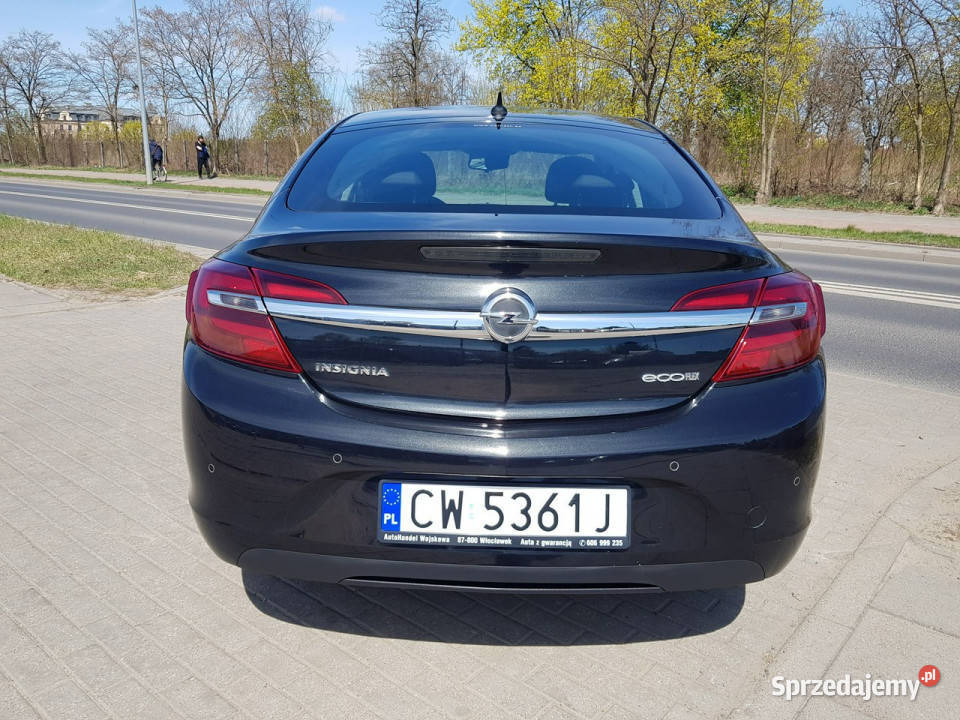 Opel Insignia 16 Turbo Benzyna Navi HandsFree autoalarm kujawsko-pomorskie Włocławek