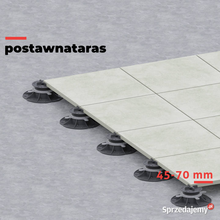 Wspornik tarasowy regulowany 4570 mm do płyt sprzedam