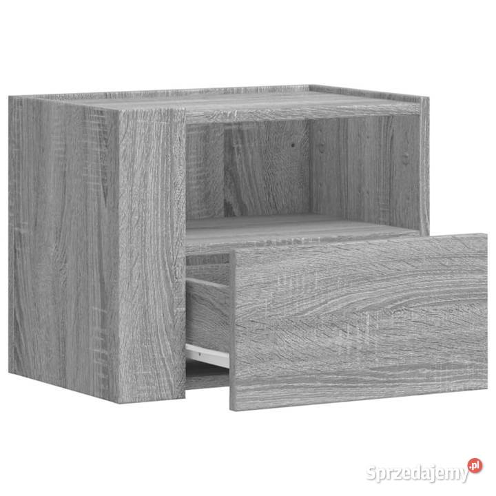 Wisząca szafka nocna szary dąb sonoma 45x30x35 Meble Warszawa