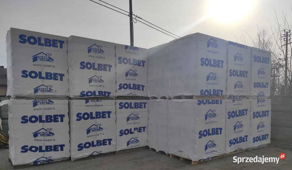 Solbet Beton Komórkowy Z UCHWYTEM 24x24x59 Zalesie - Sprzedajemy.pl