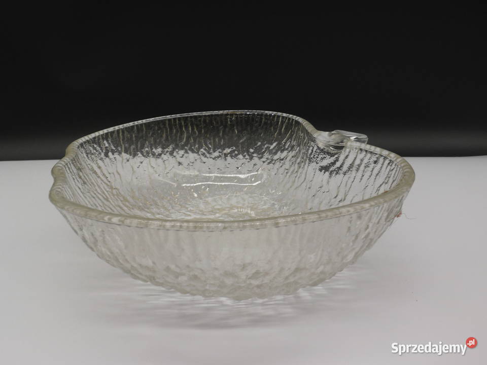 Kultowa szklana misa JABŁKO Vintage PRL Raszków sprzedam