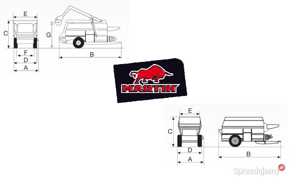 WÓZ paszowy poziomy MARTIN 6 9 11 14 17 22 25 Do hodowli zwierząt Łowicz