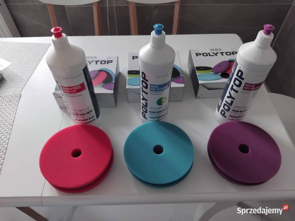 Polytop Detailing Mega zestaw 3 Pasty polerskie Chemia blacharsko-lakiernicza wielkopolskie