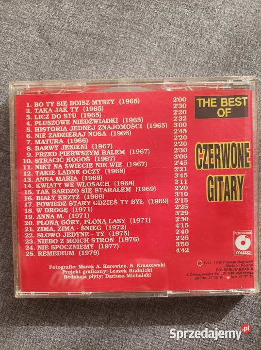 3 Czerwone Gitary THE BEST OF 1 x CD Kultura i Rozrywka Giżycko