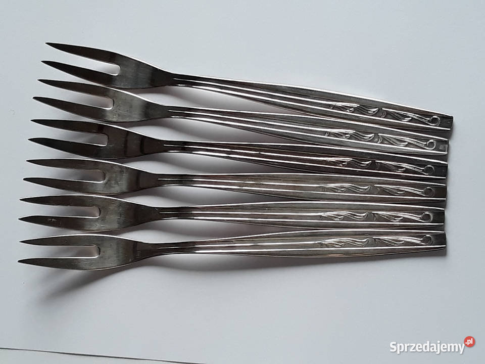 Posrebrzane widelce serwingowe do serwowania śląskie Dąbrowa Górnicza