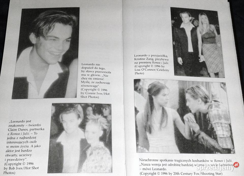 DiCaprio Współczesny Romeo Grace Catalano lubelskie sprzedam