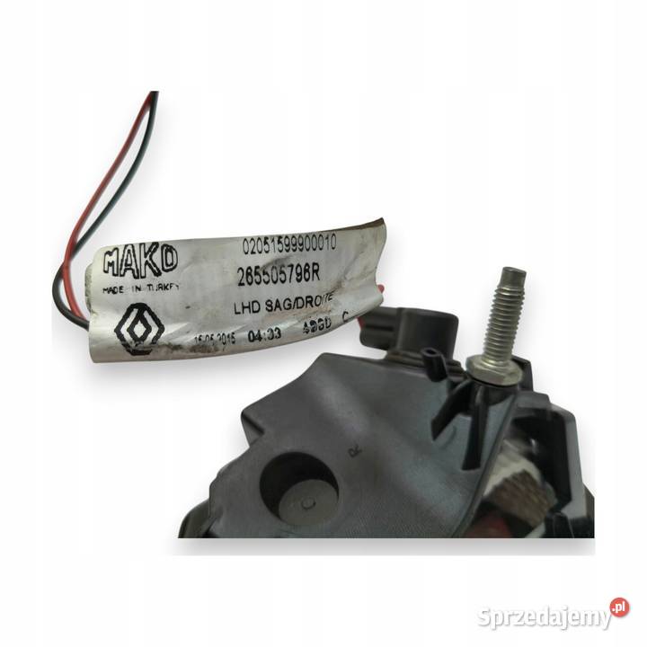 LAMPA PRAWA Renault Clio IV TYLNIA TYLNA prawy Lampy tylne Chełm
