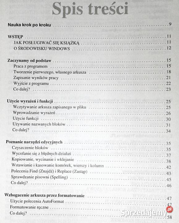 EXCEL 4 Windows Szybki start Stephen L Nelson Rok wydania 1998 sprzedam