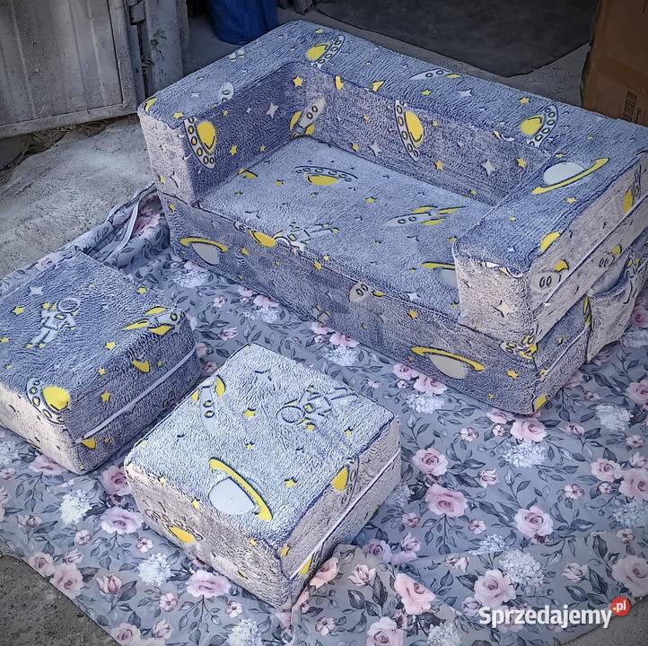Sofa Dziecięca Składana 4 100x100x20 Z Klocków Gorzów Wielkopolski