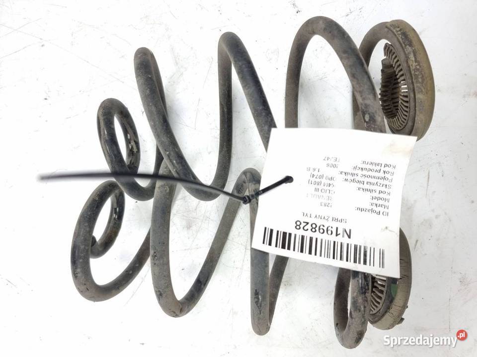 SPRĘŻYNY TYŁ RENAULT CLIO III Lipno