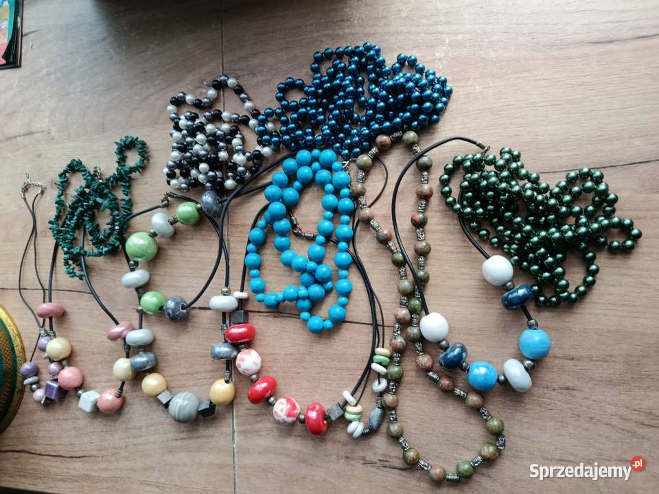 Korale ceramika sztuczne różne 1 sztukę Pozostałe Choszczno