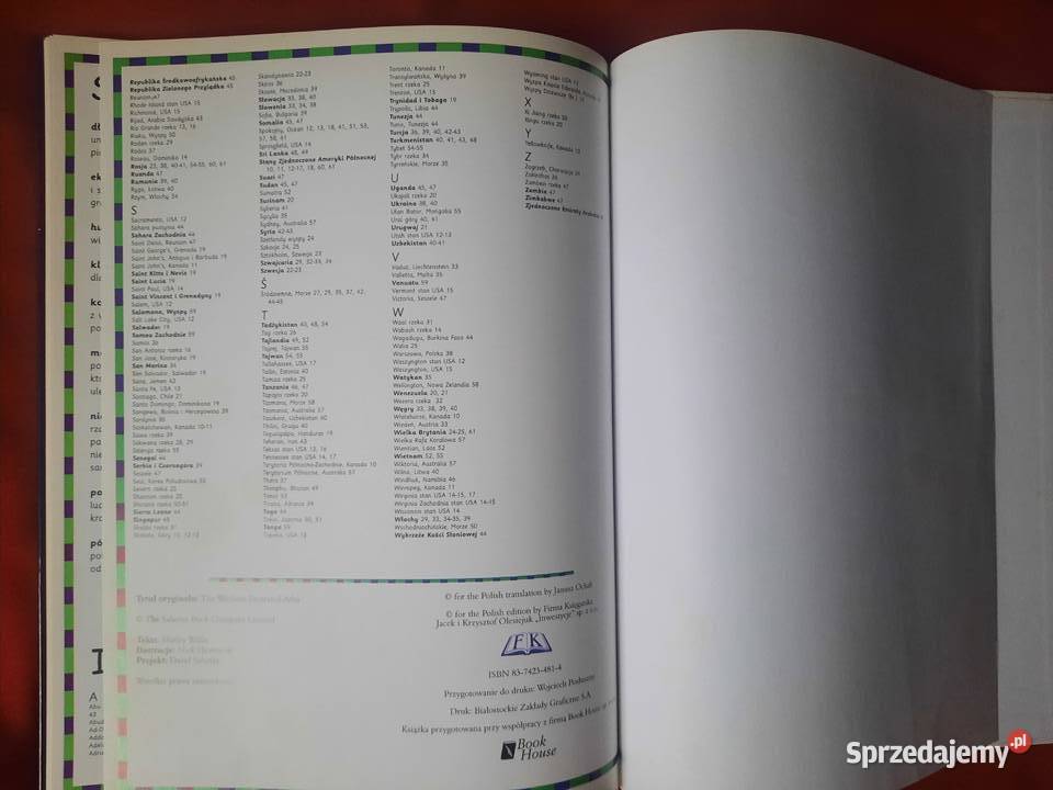 Ilustrowany atlas dzieciXL atlas Włocławek sprzedam