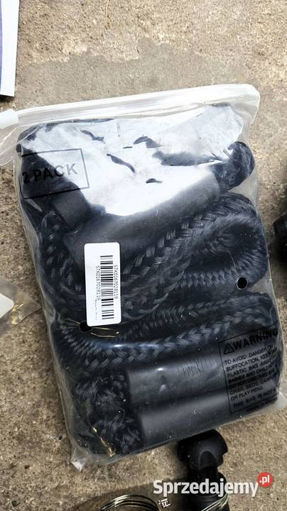 Zestaw akcesoriów do łodzi kotwice odbijacze sprzedam