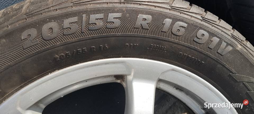 Oryginalne alu VW 16 5x112 opony letnie Mabor Wrocław