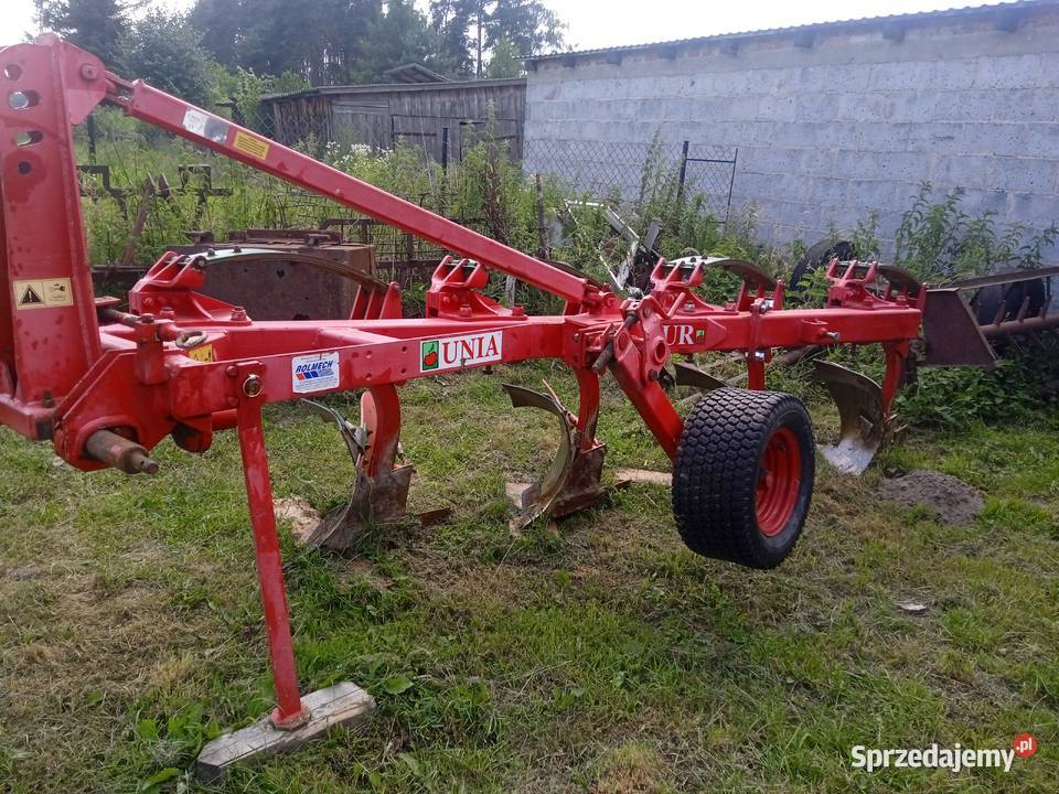 Pług Unia Tur 4 skiby 31 resor Rolnictwo Nasielsk