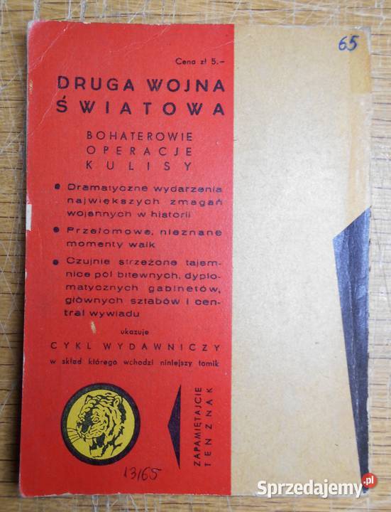 Żółty Tygrys Czternastu spod Werhraty 1965 Parczew