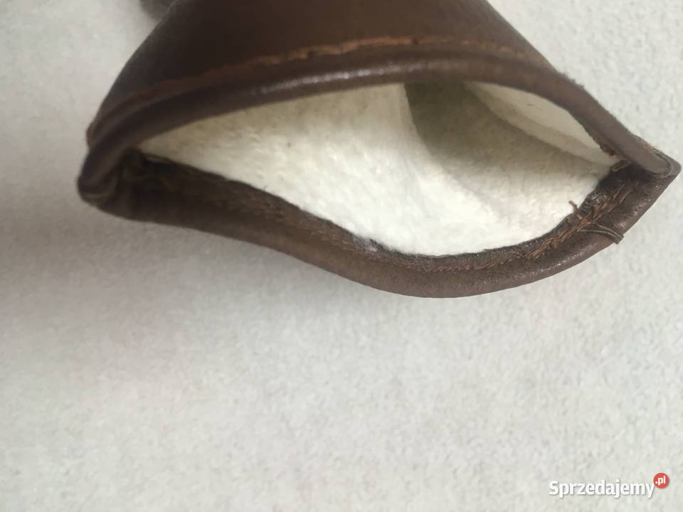 PRL rękawiczki męskie skórzane brązowe nowe Kołobrzeg