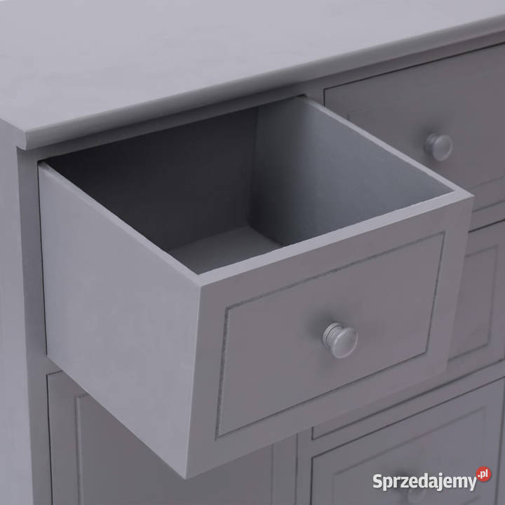 Komoda z 10 szufladami szara 113 x 30 x 79 mazowieckie Warszawa sprzedam