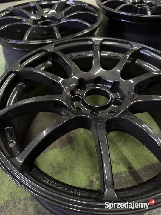 Felgi 4x100 4x1143 JDM Advan Rays Work 17x7 Głowienka