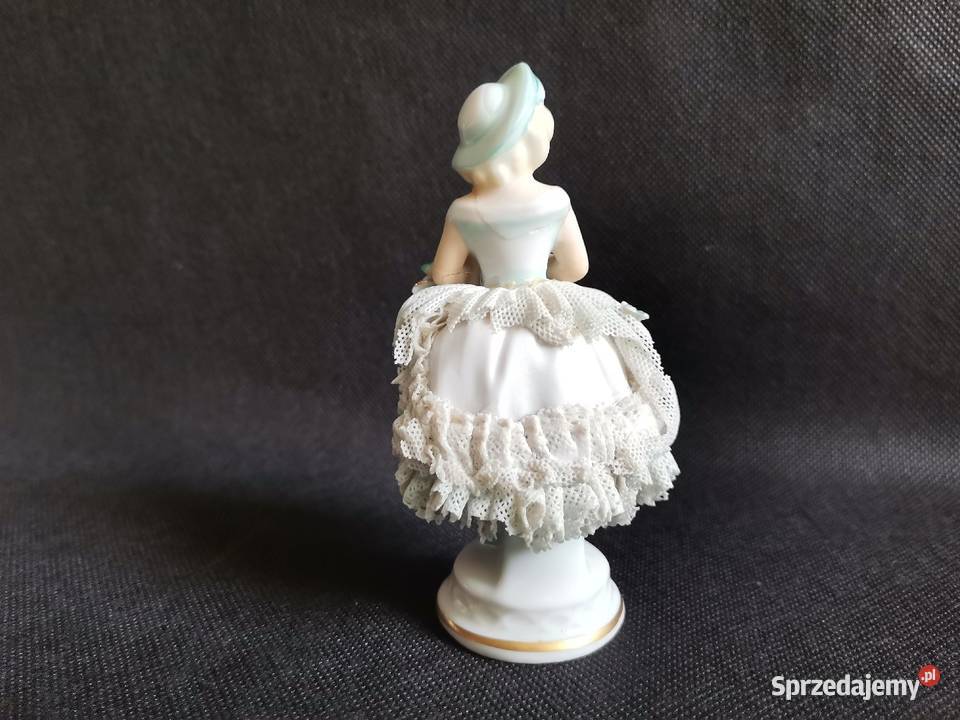Stara przedwojenna figurka porcelanowa Katowice