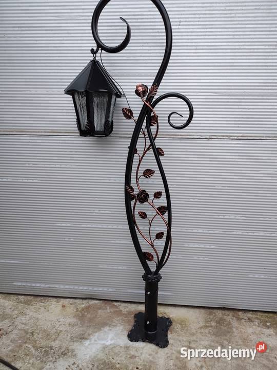 Lampa ogrodowa stojąca ocynkowana małopolskie Gdów