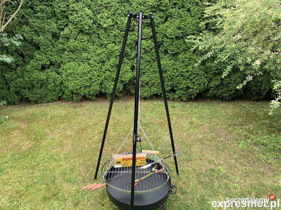 GRILL TRÓJNÓG OGRODOWY NA OGNISKO STOJAK Z Wrocław