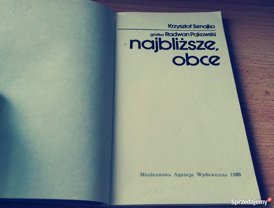 Najbliższe obce Krzysztof Senajko graf Radwan Gdańsk sprzedam