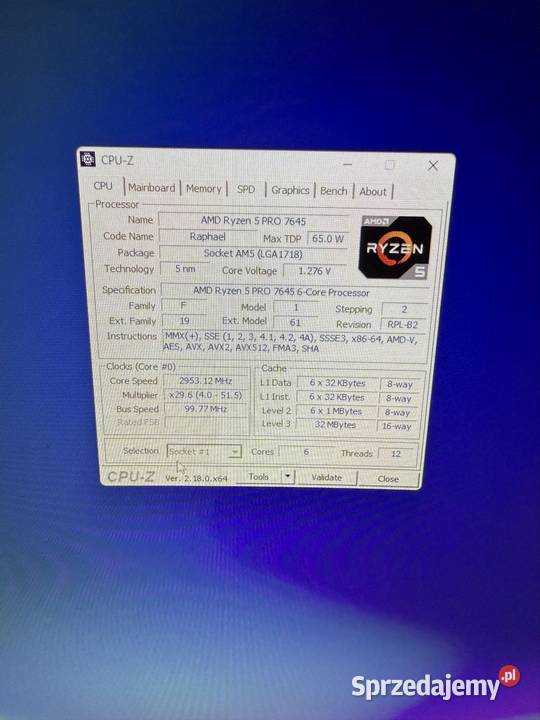 Komputer gamingowy Ryzen 5 RX 9060 XT 16 gb