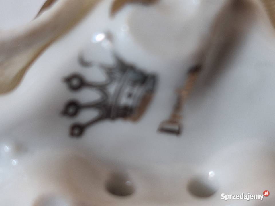 Unikatowa figurka porcelanowa Dresden Koronkowa Gdańsk