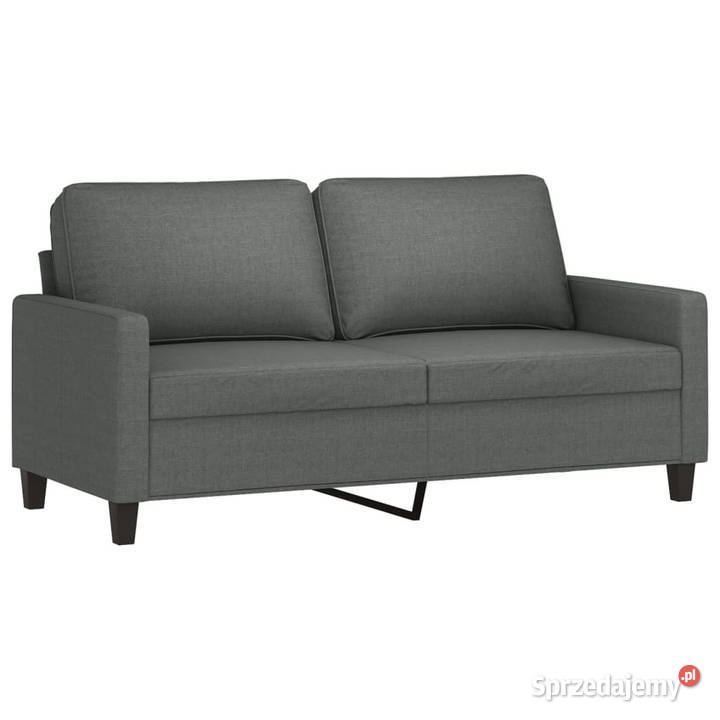 Sofa 2osobowa ciemnoszara 140 tapicerowana sprzedam