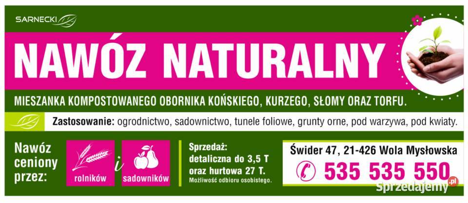 Podłoże popieczarkowe podkład nawóz naturalny Dom i Ogród mazowieckie Żelechów