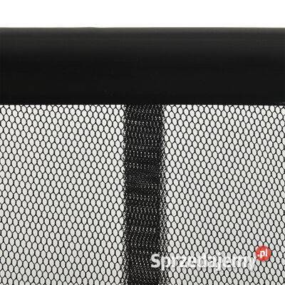 vidaXL Moskitiera na drzwi 10panelowa czarna Warszawa