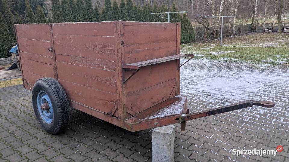 Przyczepa przyczepka paczka do ciągnika świętokrzyskie Wola Jachowa